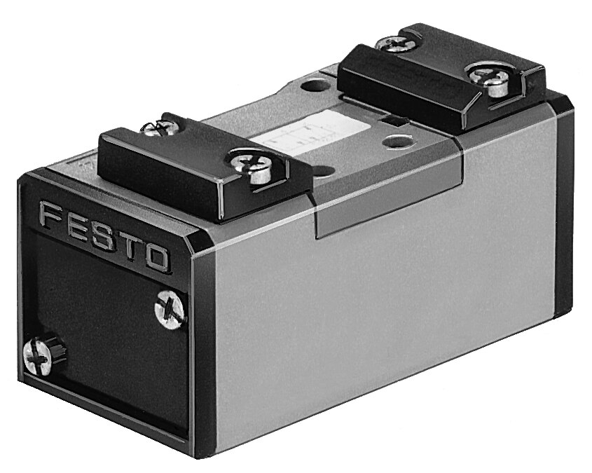 Стандартний пневморозподільник ISO 5599-1, пневматичне управління J, JD, VL