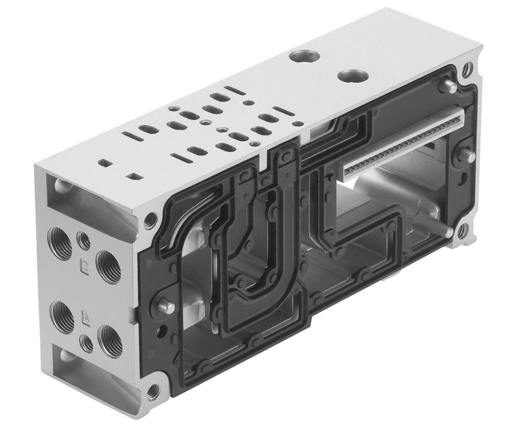 Колекторна плита згідно ISO 15407-2 VABV-S4
