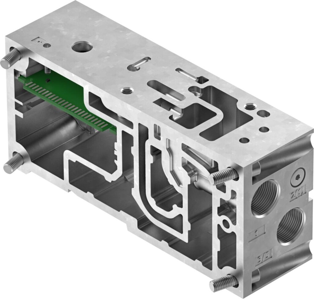 Монтажна плита для VSVA, згідно ISO 15407-2, ISO 5599-2 VABV-S6